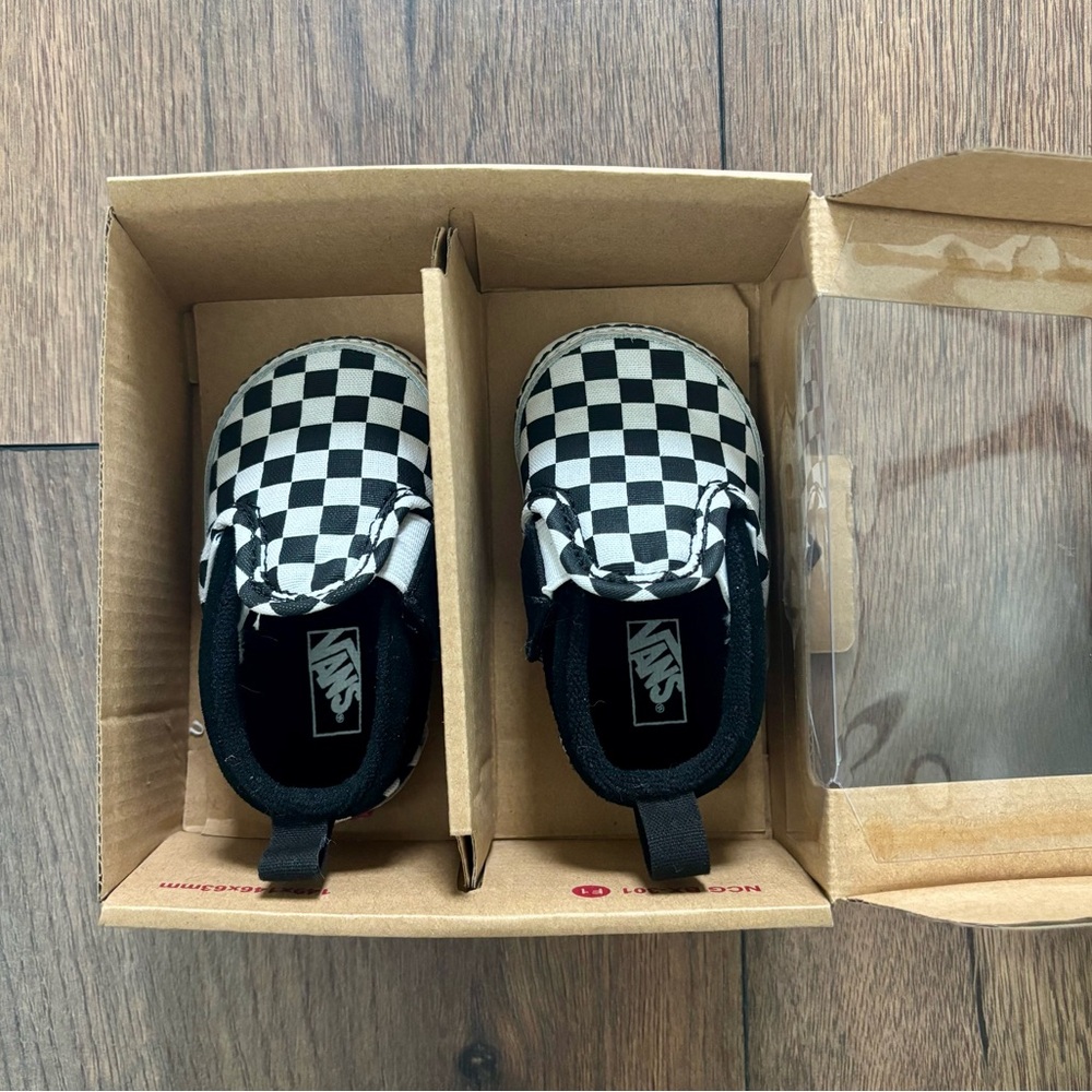 Vans Baby Checkered Slip-on shoes, 3mo